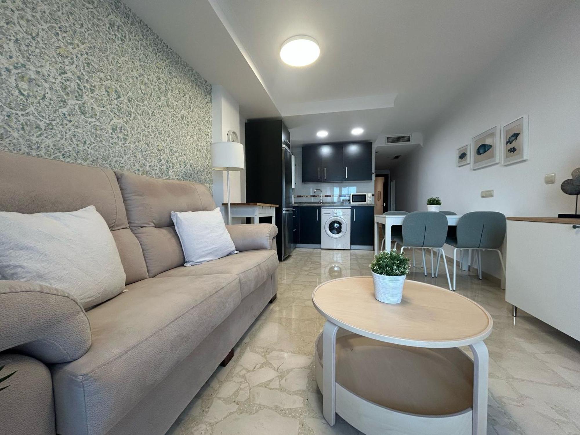 Maravilloso Apartamento En Primera Linea De Playa Con Vistas Al Mar En Caleta De Velez 2 D 외부 사진
